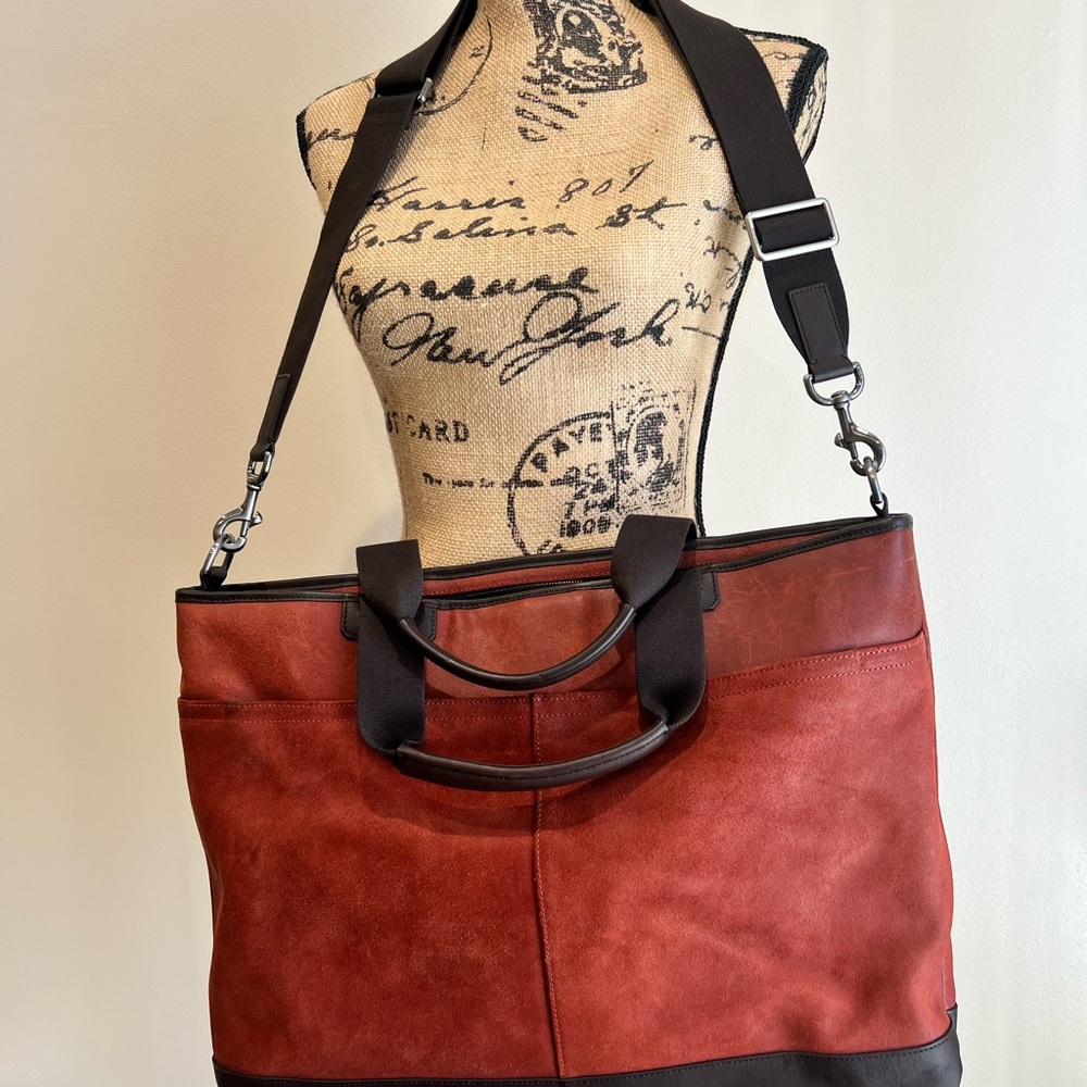 Coach CAMDEN LEATHER SUPPLY BAG
COACH F71347 GM/RUST/DARK-BROWN
Men's Bag - Picture 14 of 14
